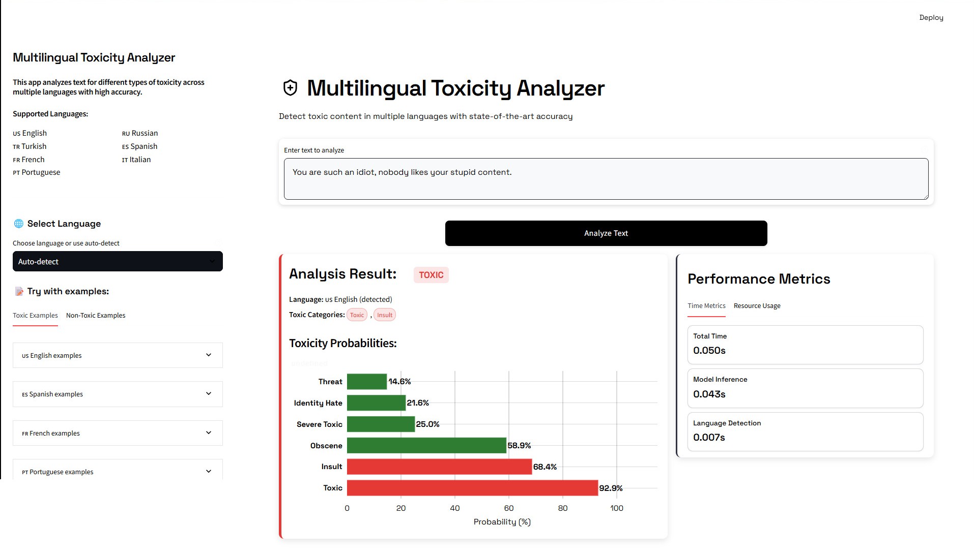 Toxic Comment Classification using Deep Learning screenshot 1